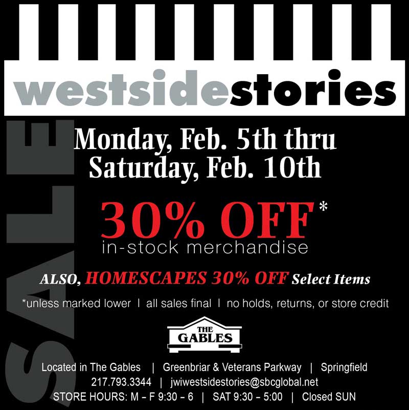 Westside Stories and Homescapes 30% Off Sale